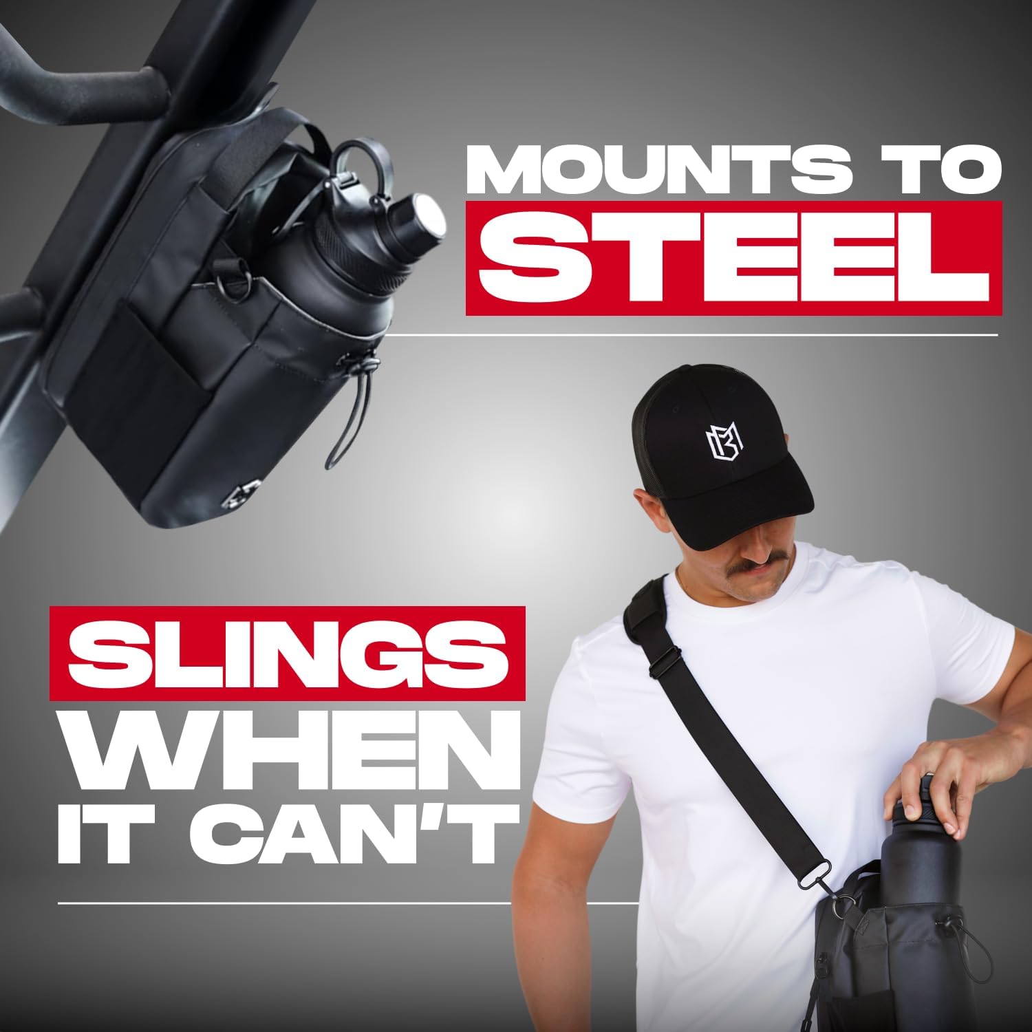 Snap-Fit Magnetic Gym Bag