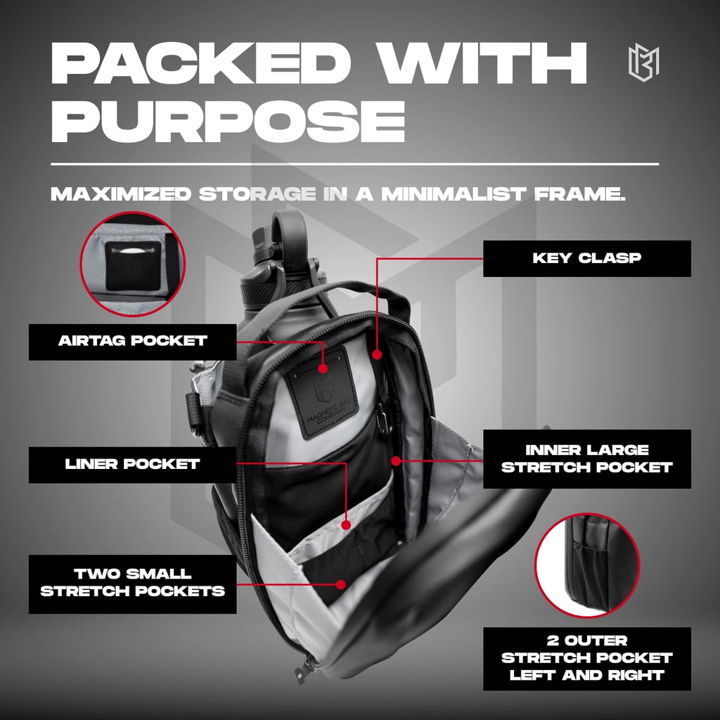 Snap-Fit Magnetic Gym Bag